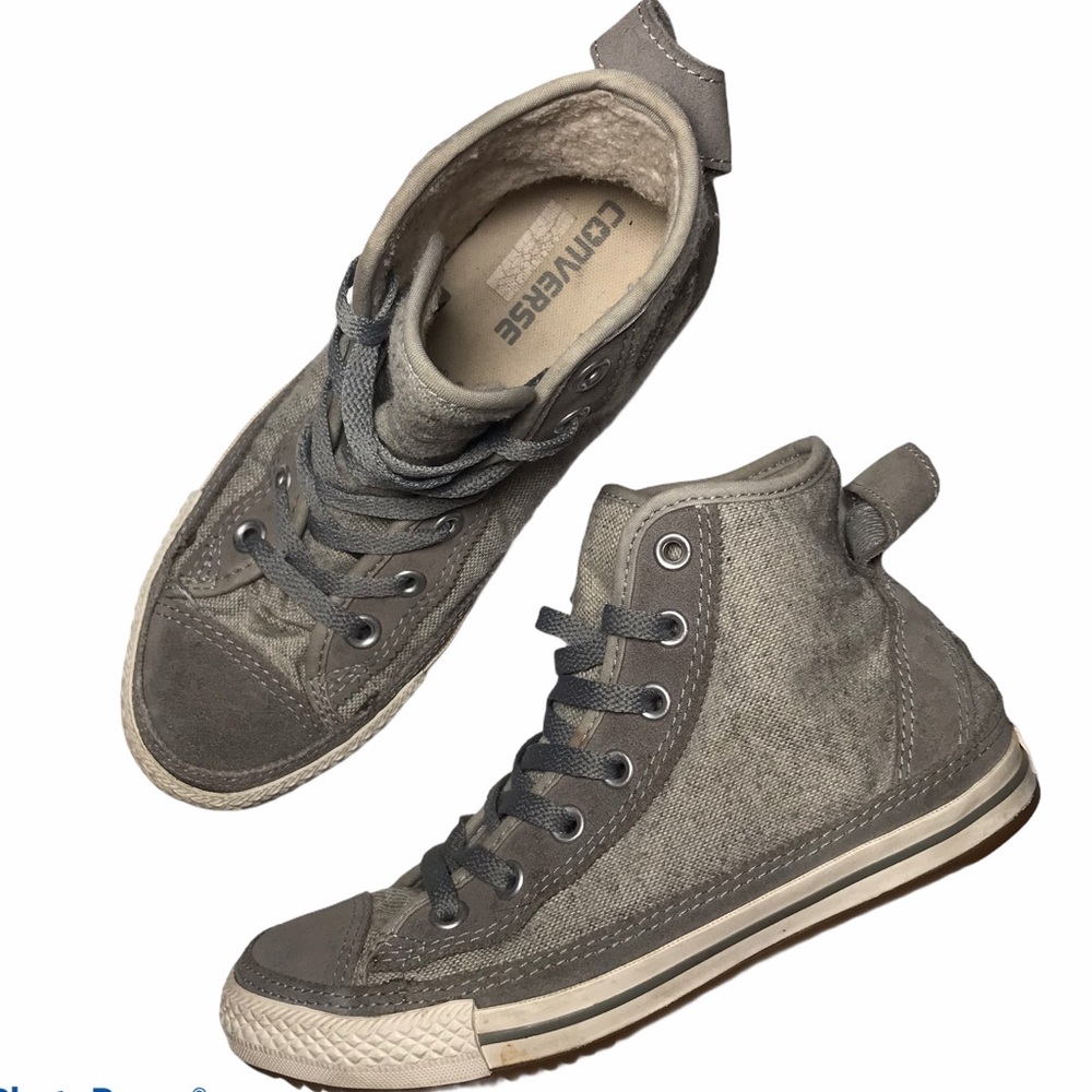 Converse Wool Lined High Top Sneakers
